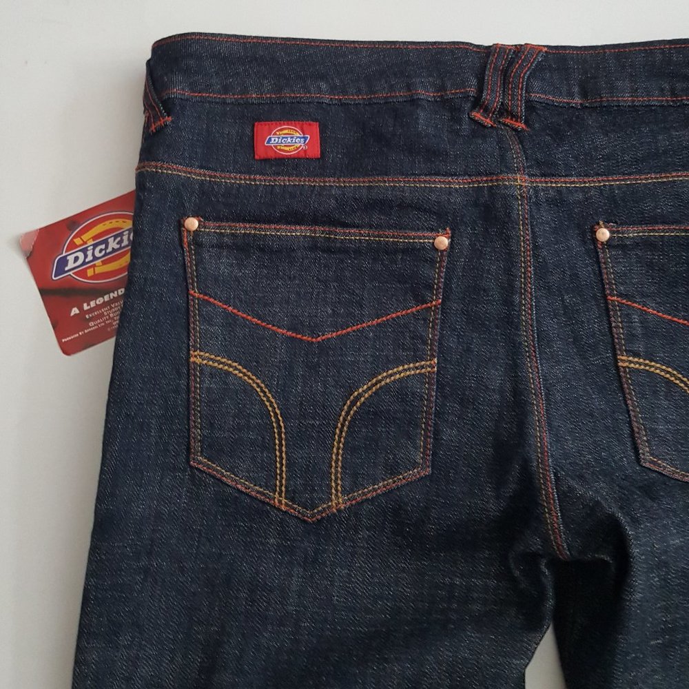 New Junior's Women's  Perfect Shape Denim Capri Jeans Sz 11 Blue - Picture 6 of 11